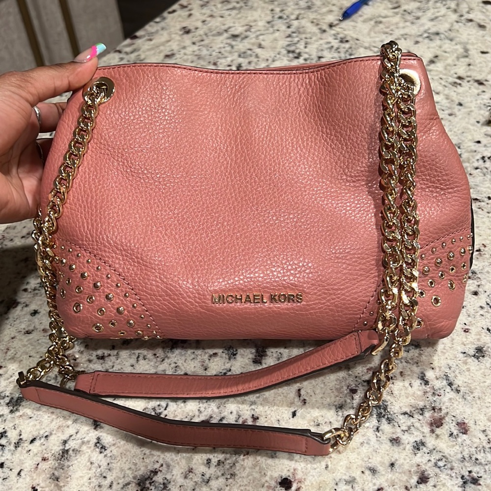 Michael kors studded purse